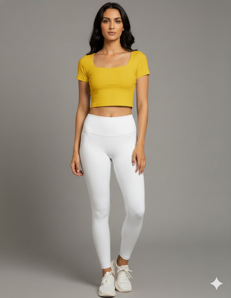 Croptop Square Neck