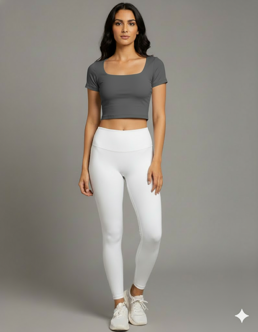 Croptop Square Neck